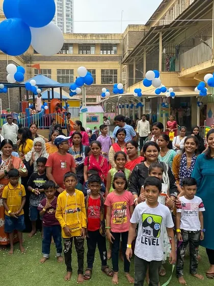 A group photo with the amazing children and staff during our music therapy session. Music has the power to heal and bring smiles to everyone's faces.