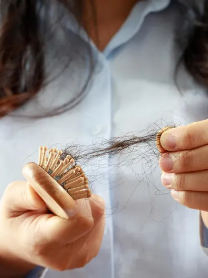 Seeing a brush full of hair can be distressing, and it's a common concern that brings many people to my clinic. I want you to know that effective, scientifically-backed solutions are available to address the root cause of your hair fall.