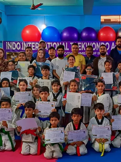The entire academy comes together for a prize distribution ceremony, celebrating the achievements of all our students.