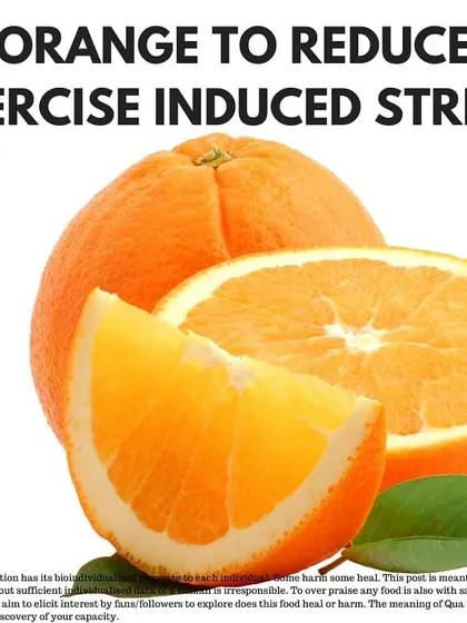 Intense exercise can create stress in the body. Oranges, with their high antioxidant content, can help reduce this exercise-induced oxidative stress and support a healthy immune system so you can train consistently.