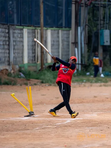 Action shots and team photos from our Lotus Cricket League, capturing the excitement of the matches, the teams, and the overall event.