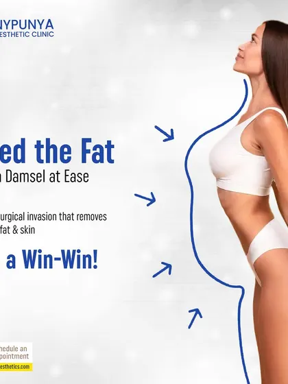 Shed the fat like a damsel at ease. We offer non-surgical invasions that remove excess fat and skin. It's a win-win for achieving a sleeker, smoother silhouette.