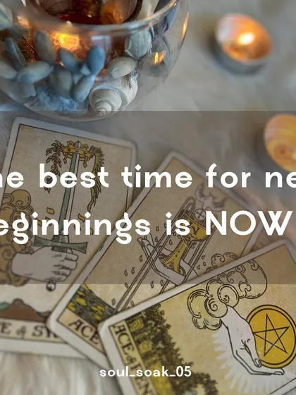 This tarot spread reminds us that the best time for new beginnings is always now. You don't have to wait for the perfect moment to start creating the life you desire.