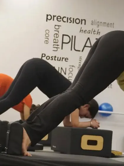 A line of clients in a pike position, each one a stepping stone toward a stronger version of themselves.