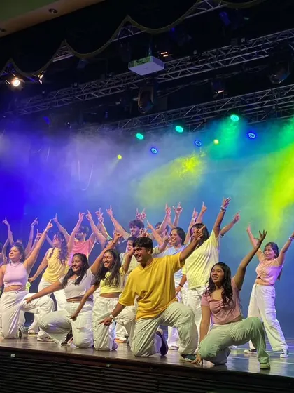 A high-energy, joyful moment from a group performance at Manch 24. My choreography for the showcase always includes numbers that are simply about celebrating the love of dance together.