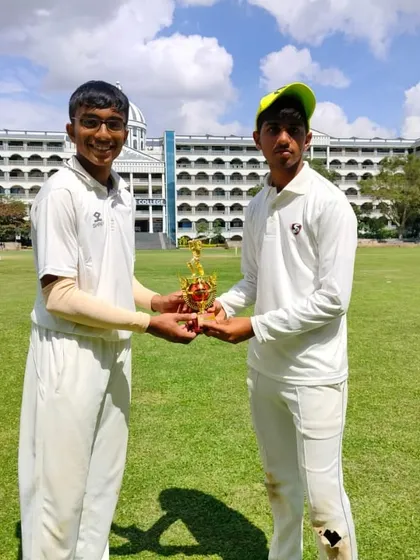 Mohnish A Bhardwaj awarded Player of the Match for his performance in the Gs Cup U-19.