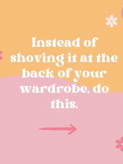 Instead of shoving it to the back of your wardrobe to be forgotten, try these simple tricks to see if you can fall in love with it again.
