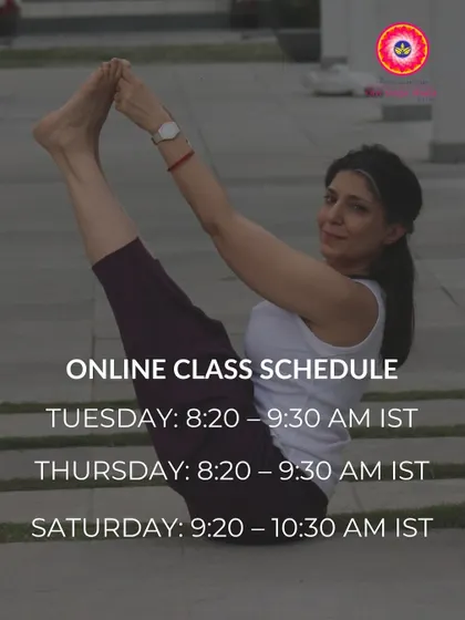 The schedule for one of my online class series. I offer sessions at various times to accommodate different time zones and daily routines, making it easier to stay consistent.