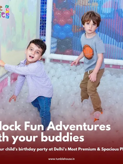 We create grand, picture-perfect birthday celebrations. This dinosaur-themed party shows our attention to detail, from the decor to the fun in the ball pit.