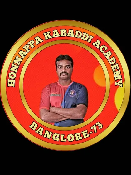 This is the official logo of my academy, the Honnappa Kabaddi Academy in Bangalore. It represents my commitment to nurturing talent and building a legacy in the sport I love.