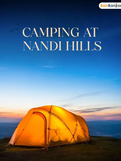 Camping at Nandi Hills to catch the sunrise is a classic Bangalore experience. We arrange for everything, from the tents to the bonfire.