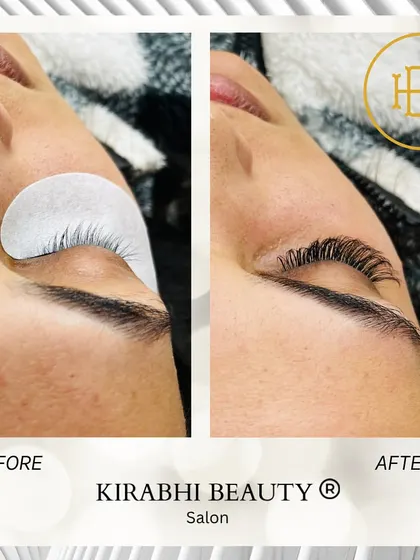A soft and natural enhancement. This client's lashes are now longer and more visible, giving her a subtle boost for an everyday look.