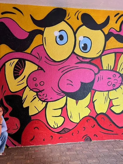 A thoughtful moment with my creation. Each piece is a journey, and this one was full of fun and nostalgia.