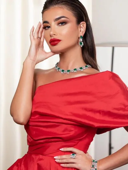 A harmony of heritage and haute. This emerald and diamond jewellery set, including a necklace, earrings, ring, and bracelet, is a celebration of timeless craft and modern luxury.