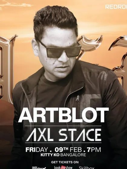 My poster for the night with AXL STACE, highlighting my role as a main supporting act for this huge debut.