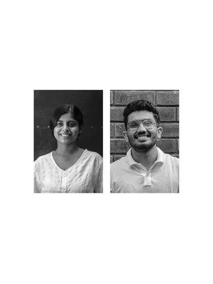 Meet Ar. Gayatri Nadagouda and Ar. Kausthub Hareendran. Gayatri is a perfectionist and AutoCAD wizard, while Kausthub is a master of meticulousness and a jack-of-all-trades, excelling in everything from architecture to digital art.