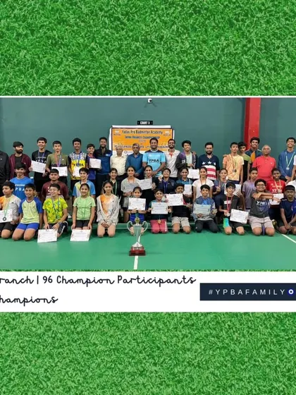 A group photo from our Inter-Branch Championship, which saw 96 participants from 6 different branches compete, fostering a sense of community and healthy competition.