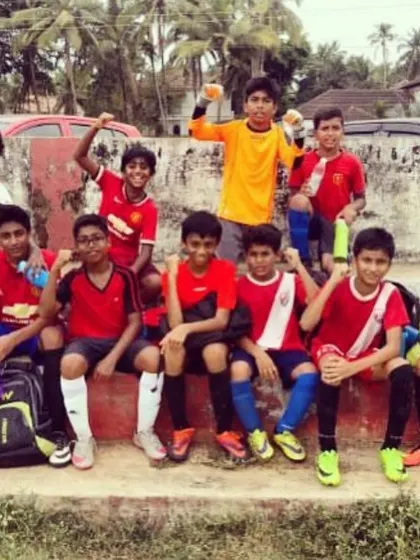 A throwback to 2017 with our former player Nihaar, who recently visited us. This picture from a team tour to Goa shows the beginning of his journey to playing professionally in Slovenia.