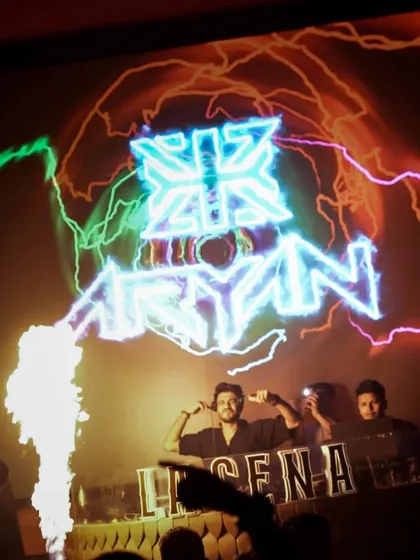 The full production experience with my logo, graphics, and pyro. This is the kind of show I love to put on.