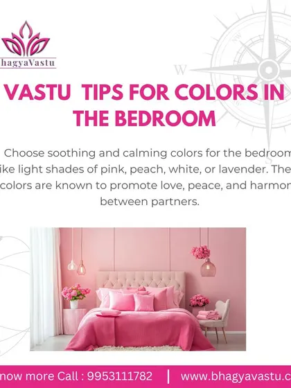 Colors in the bedroom have a deep impact on your mood and relationship. I recommend using soothing shades like light pink, peach, or lavender to promote love, peace, and harmony between partners, creating a calming sanctuary.