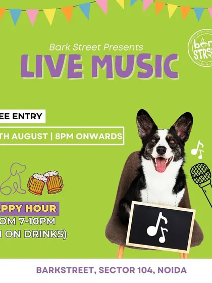 Another live music night with a great happy hour deal. We keep the party going every weekend.