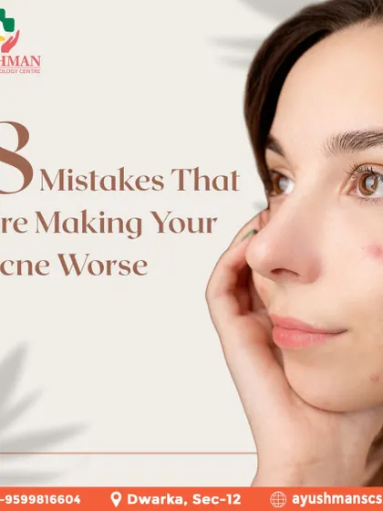 Are you making one of these common skincare mistakes that can worsen acne? I can help you correct your routine and provide advanced treatments for better results.