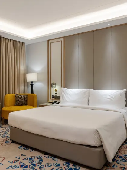 Additional media from the Holiday Inn, Lucknow project. These visuals provide further insight into the design of the lounges, dining areas, guest rooms, and other public spaces, highlighting our commitment to creating a cohesive and culturally resonant hospitality experience.