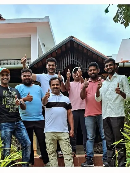 All smiles from this team posing in front of our main villa. We provide great photo opportunities to capture the memories of your corporate event.
