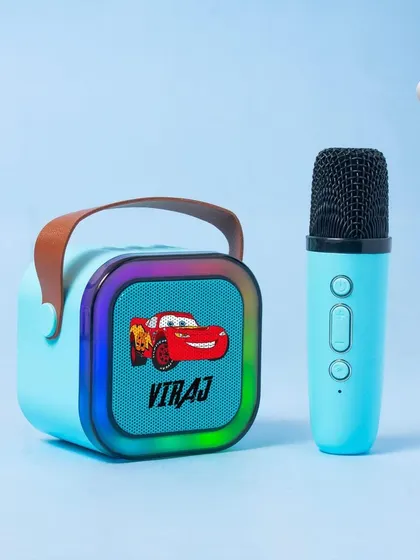 This 'Cars' themed karaoke speaker with LED lights is a fun and interactive gift that will provide hours of entertainment.