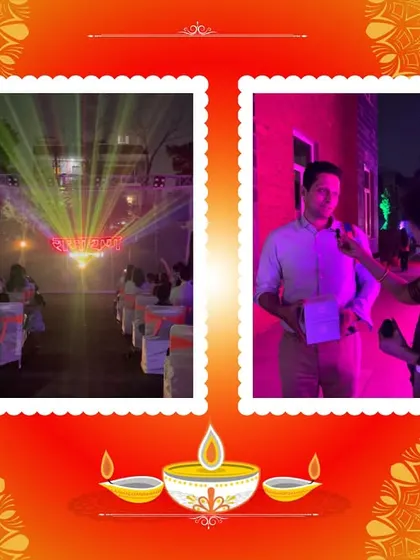 The energy and excitement were felt by all during our Ramayana Laser Show. It was a perfect blend of tradition and technology that brought the community together.
