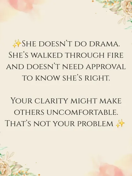 The Queen of Swords embodies unapologetic clarity. She doesn't do drama and doesn't need approval. This tip reminds you that if your truth makes others uncomfortable, that is not your problem to solve.