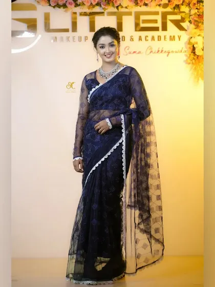 A full-length shot, perfect for showcasing the designer's work.