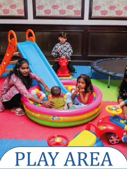 We can set up a dedicated soft play area for toddlers at your event, complete with mats, slides, a ball pit, and ride-on toys to keep the little ones safe and engaged.