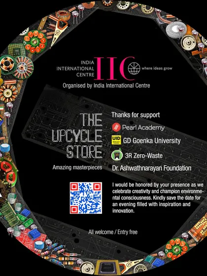 A duplicate of the "ECOINNOVATIONS" invitation with supporter logos.