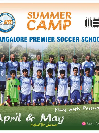 The BPSS Summer Camp is for dedicated players who want to become better. This flyer highlights our team's unity and readiness for the challenge.