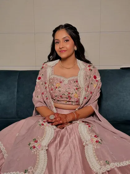Another beautiful shot of the bride-to-be, looking serene and happy.