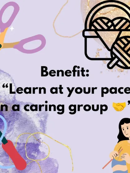 You don't need to be a pro to join. My workshops are for beginners, where you learn at your own pace in a caring group with live teaching and community support.