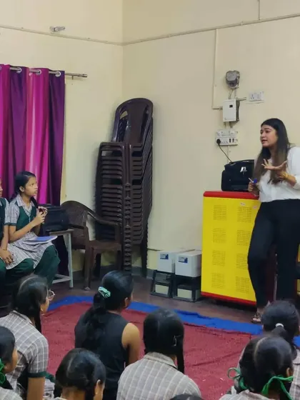 An interactive session with students, answering their questions about the legal profession. My goal is to inspire and provide a realistic view of what it takes to become a lawyer.
