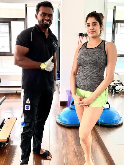 It's always a great session training dedicated artists like Janhvi Kapoor. My programs are tailored to meet the unique fitness goals of every client, whether they are a celebrity or just starting their journey.