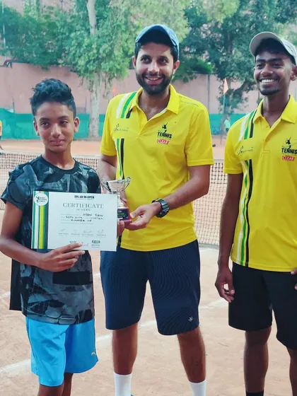 Champions! A coach celebrating a win with his student at a TPL event.