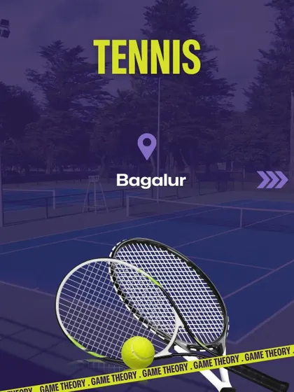 A reminder that you can play tennis at our Bagalur location. Book your court today and get your game on.