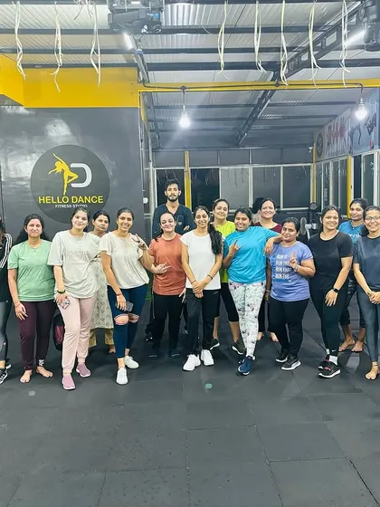 A group photo capturing the energy of our dance and fitness class at the BTM location.