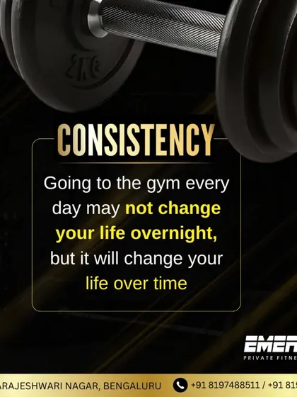 Consistency is key. Our trainers remind you that while change doesn't happen overnight, every session you complete with us builds a better you over time.