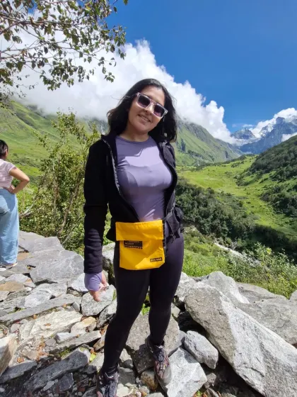 Feeling on top of the world during my birthday trek. The girl who used to avoid walking now finds joy in climbing mountains. Life really does surprise you.