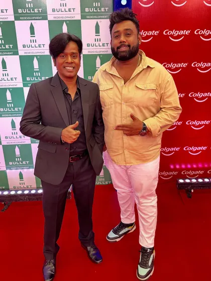 With the comedy king himself, Gaurav More. His energy and comic timing are simply brilliant.