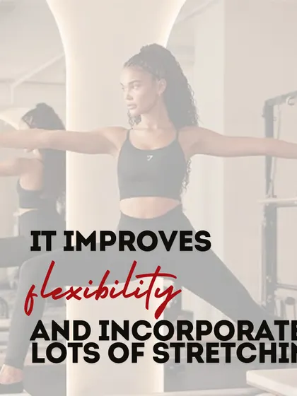 Reason 3: It improves flexibility. Our classes incorporate lots of stretching to lengthen your muscles.