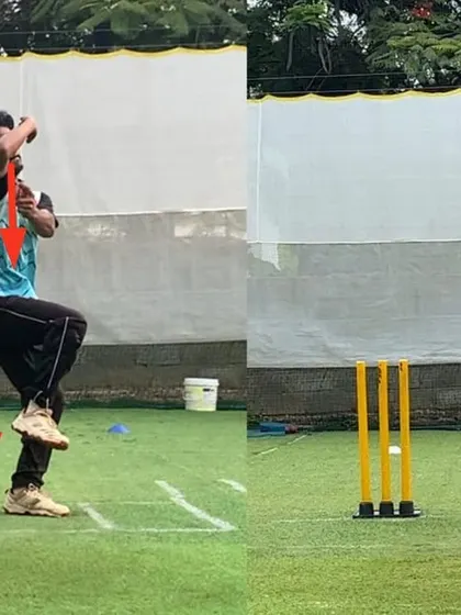 This left arm spinner had poor body coordination and was not using his non-bowling arm effectively. We worked on improving his non-bowling arm lift and usage, resulting in better coordination and a stronger action.
