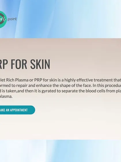 An overview of our PRP for Skin services. This highly effective treatment is performed to repair facial skin, enhance shape, and promote a youthful appearance.