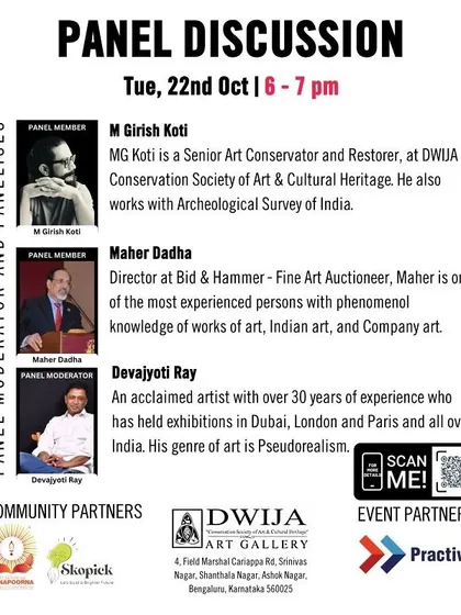 An announcement for a panel discussion on the 'Preservation & Curation of Art' where I was a panel member. My role as an advisor is not just about buying and selling, but also about educating collectors on how to care for their legacy.