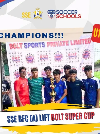 Champions! Our U17 'A' team lifts the Bolt Super Cup after a successful pre-season tournament. We also celebrate our players who won individual accolades for Best Player, Goalkeeper, and Defender.